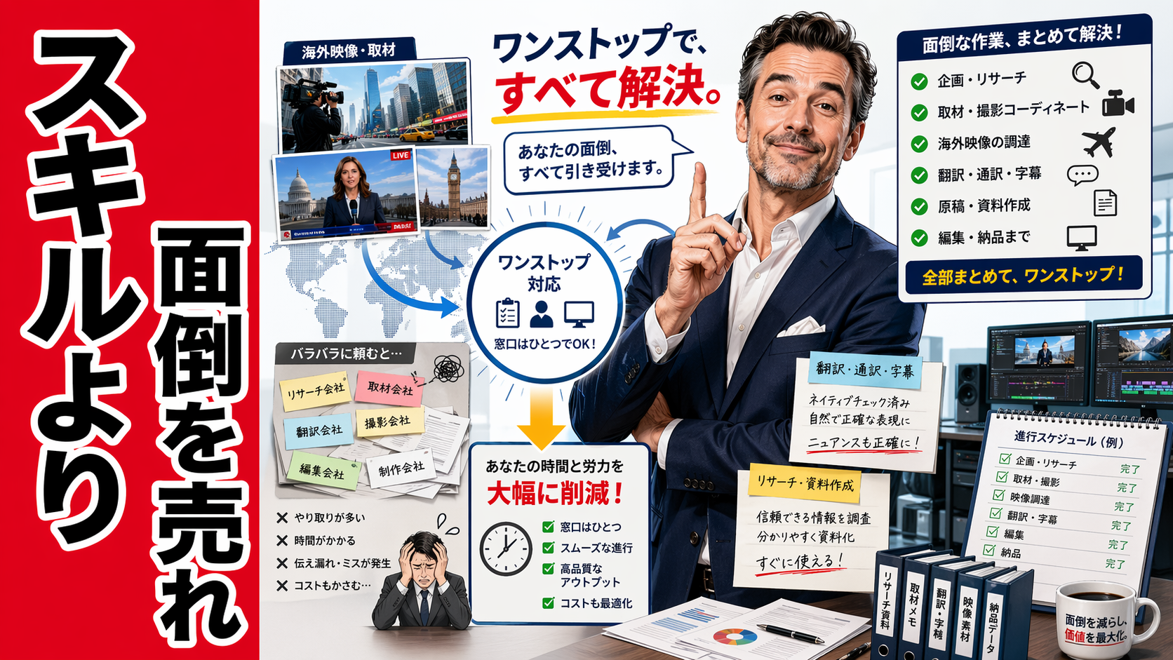 デーブ・スペクター氏のワンストップ戦略を副業研究所の視点で解説する第2話のサムネイル